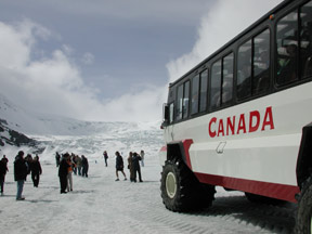 Icefields Parkway - the world's most accessible glacier