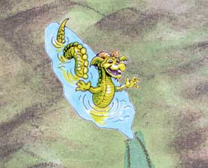 Ogopogo Monster, Okanagan Lake, British Columbia
