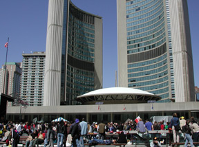 Toronto City Hall by Lucy Izon