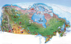 Canada Cool Travel Map