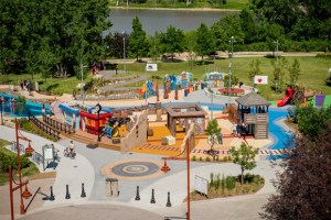 Explore the seven adventure zones at Variety Heritage Adventure Park in The Forks National Historic Site of Canada @ Parks Canada