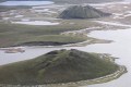 Pingos near Tuktoyaktuk By Emma Pike - public domain via Wikimedia Commons
