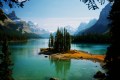 Spirit Island, Maligne Lake, by Allan W King, courtesy Travel Alberta