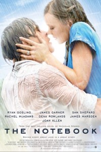 The Notebook staring Rachael McAdams and Ryan Gosling